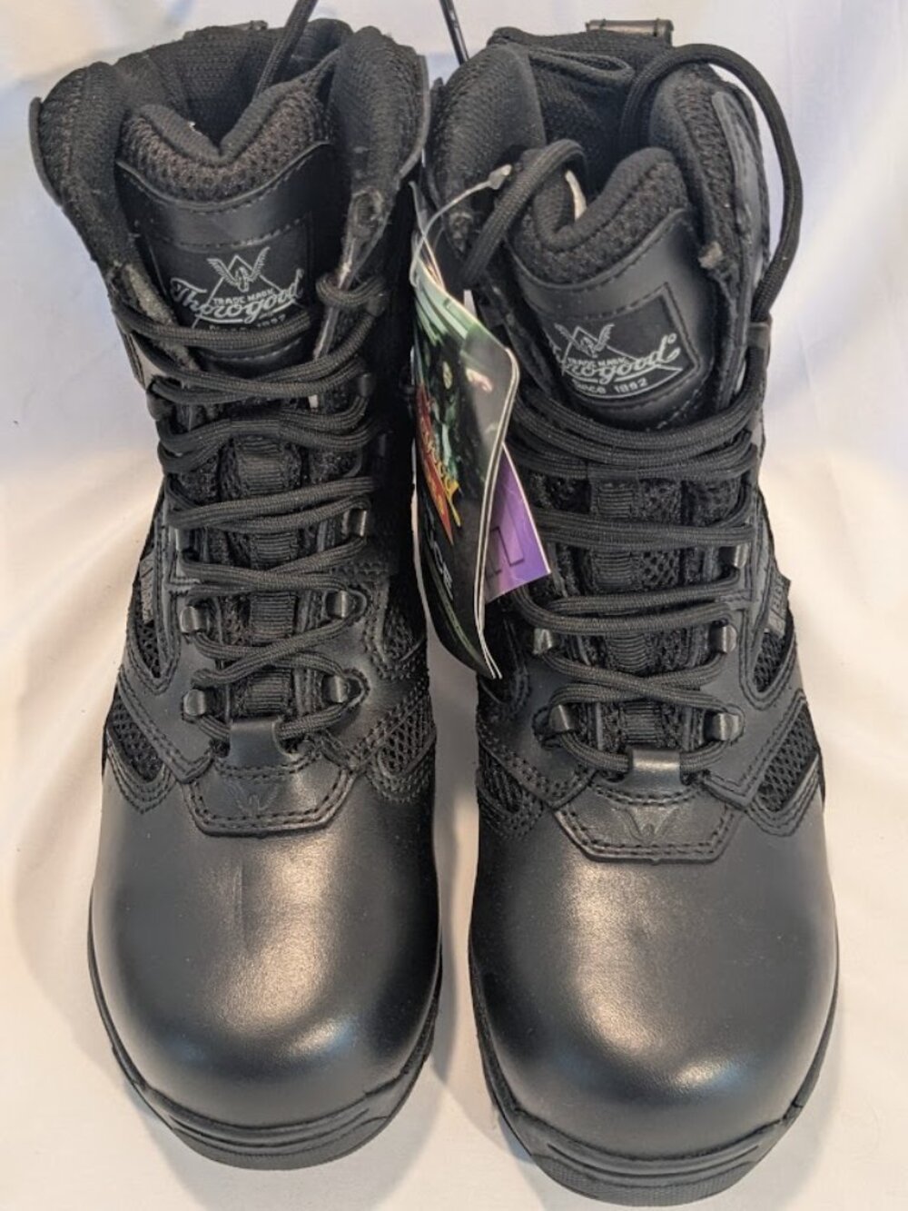 NEW Thorogood 804-6191 8" Composite Toe Side-Zipper Metal Free Work Boot MEN 4M